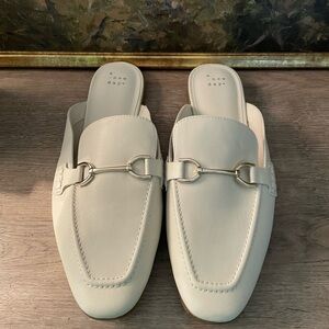 A New Day Off-White Loafers with Metallic Detail